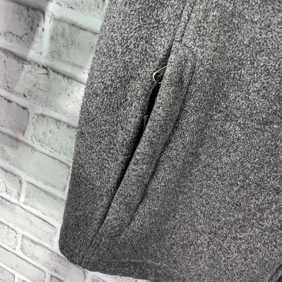 🏔️|•THE NORTH FACE•| Grey Fleece Full Zip Jacket Size Large - Picture 7 of 13